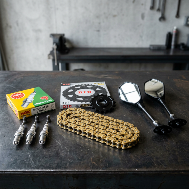 Accesorios y repuestos esenciales para motores Italika y Bajaj