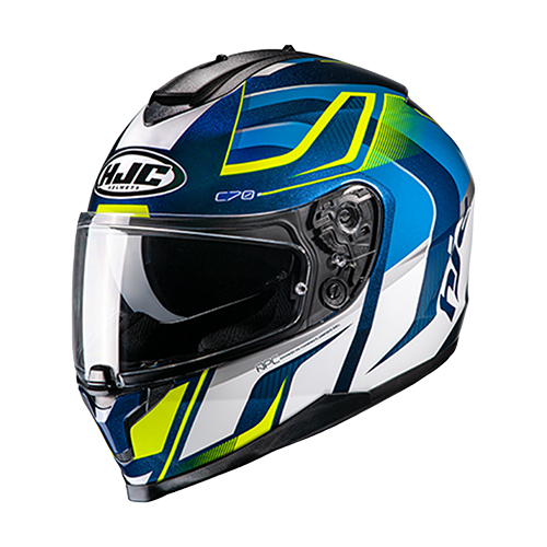 HJC Casco HJC C70 Lantic Azul Blanco S, variante Lantic / Talla S disponible en Guatemala