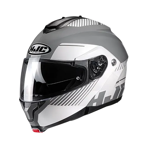 HJC Casco HJC C91 Prod Gris Mate Blanco M, variante Prod / Talla M disponible en Guatemala