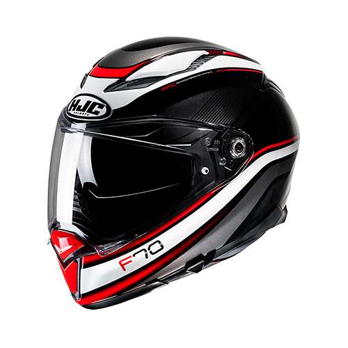 HJC Casco HJC F70 Diwen Blanco Negro Rojo S, variante Diwen / Talla S disponible en Guatemala