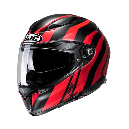 HJC Casco HJC F70 Galla Negro Rojo M, variante Galla / Talla M disponible en Guatemala