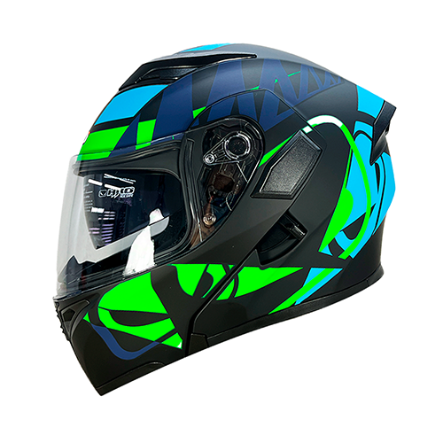 HRO Casco HRO 3400 Fuzion Negro Verde S, variante Fuzion / Talla S disponible en Guatemala