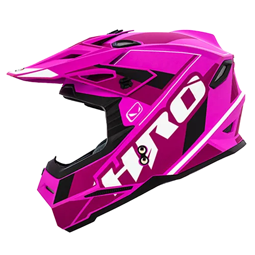 HRO Casco HRO MX03 Cheka Morado Neon S, variante Cheka / Talla S disponible en Guatemala